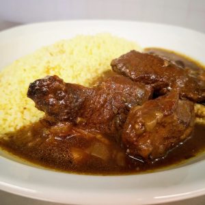 sauté d'agneau à la menthe