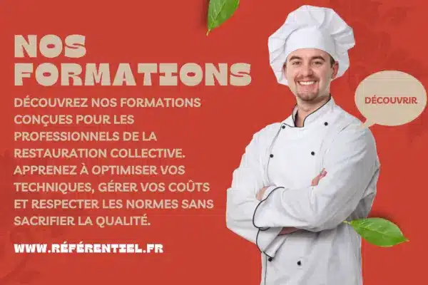 Formations en restauration collective avec référentiel restauration collective