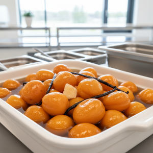 Abricots pochés - Recette restauration collective