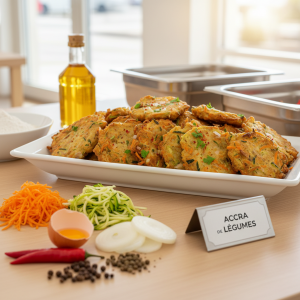 Accras de légumes - Recette restauration collective