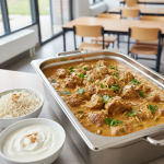 Agneau korma - Recette restauration collective