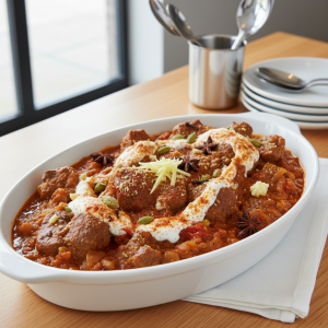 Agneau rogan josh - Recette restauration collective