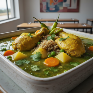 Aguadito de pollo - Recette restauration collective