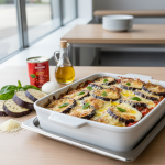 Aubergines à l'italienne gratinées - Recette restauration collective