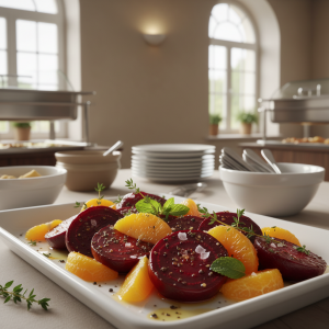 Betteraves à l'orange et miel - Recette restauration collective
