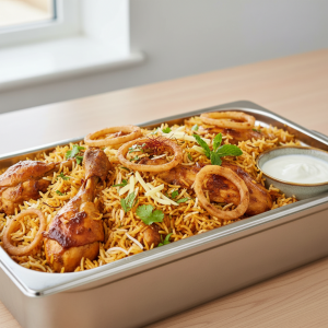 Biryani de poulet - Recette restauration collective