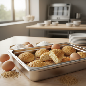 Biscuits au son allégés - Recette restauration collective