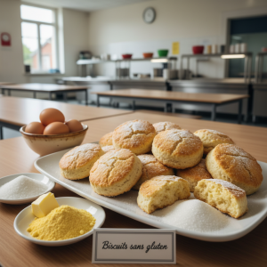Biscuits sans gluten - Recette restauration collective