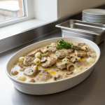 Blanquette de veau à l'ancienne - Recette restauration collective