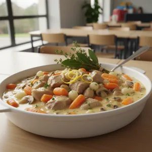 Blanquette de veau traditionnelle - Recette restauration collective