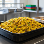 Blé façon pilaf aux épices douces - Recette restauration collective