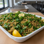 Boulgour aux herbes - Recette restauration collective