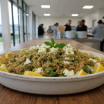 Boulgour aux herbes et féta - Recette restauration collective