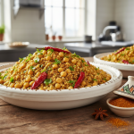 Boulgour aux pois chiches et épices marocaines - Recette restauration collective