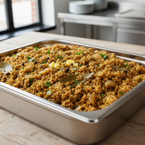 Boulgour pilaf - Recette restauration collective