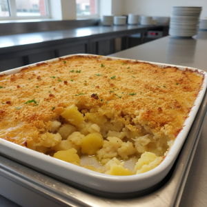 Brandade de morue gratinée - Recette restauration collective