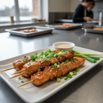 Brochettes de poulet yakitori - Recette restauration collective