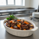 Bœuf bourguignon - Recette restauration collective