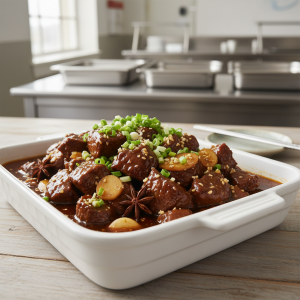 Bœuf braisé à la chinoise - Recette restauration collective