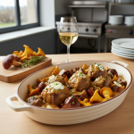 Bœuf braisé aux champignons sauvages - Recette restauration collective