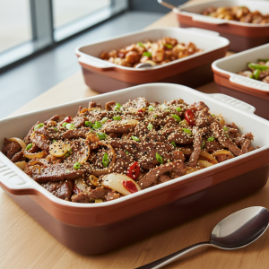 Bœuf coréen au sésame - Recette restauration collective