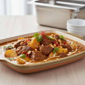 Bœuf massaman - Recette restauration collective