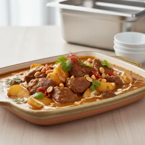 Bœuf massaman - Recette restauration collective