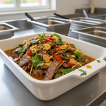 Bœuf sauté à la citronnelle - Recette restauration collective