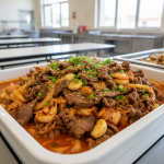 Bœuf sauté au kimchi - Recette restauration collective