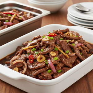 Bœuf sauté aux cinq épices - Recette restauration collective