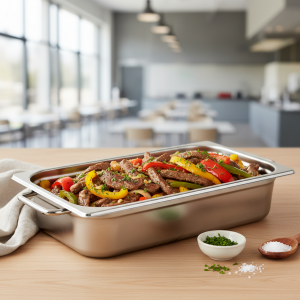 Bœuf sauté aux poivrons - Recette restauration collective