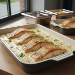 Cabillaud rôti au beurre blanc - Recette restauration collective