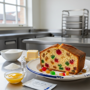 Cake aux fruits confits - Recette restauration collective