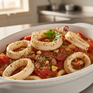 Calamars sautés à la provençale - Recette restauration collective