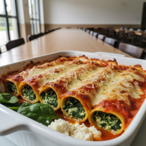 Cannelloni ricotta épinards - Recette restauration collective