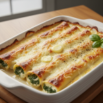 Cannelloni ricotta épinards gratinés - Recette restauration collective