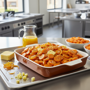 Carottes à l'orange et gingembre - Recette restauration collective