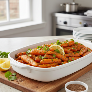 Carottes au cumin et coriandre - Recette restauration collective