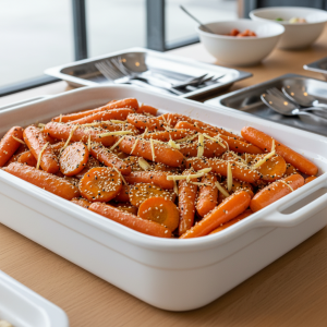 Carottes au gingembre et sésame - Recette restauration collective