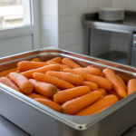 Carottes blanchies nature - Recette restauration collective
