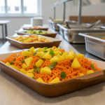 Carottes râpées à l'ananas - Recette restauration collective