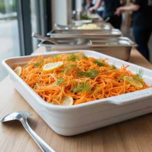 Carottes râpées à l'aneth - Recette restauration collective
