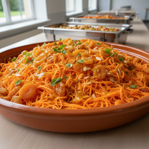 Carottes râpées aux abricots secs - Recette restauration collective