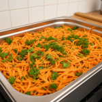 Carottes râpées aux herbes - Recette restauration collective