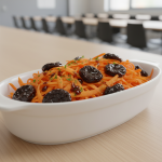 Carottes râpées aux pruneaux - Recette restauration collective