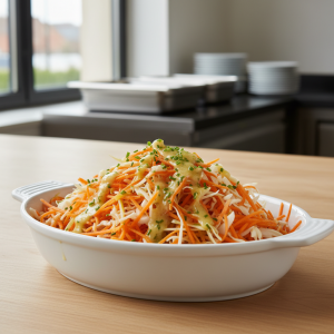 Carottes râpées et chou blanc - Recette restauration collective