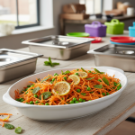 Carottes râpées printanières - Recette restauration collective