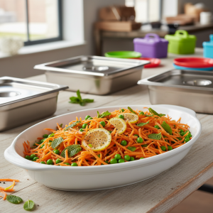 Carottes râpées printanières - Recette restauration collective