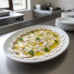 Carpaccio de champignons - Recette restauration collective