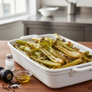 Céleri-branche rôti au four - Recette restauration collective
